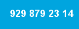 929 879 23 14 929 879 23 14